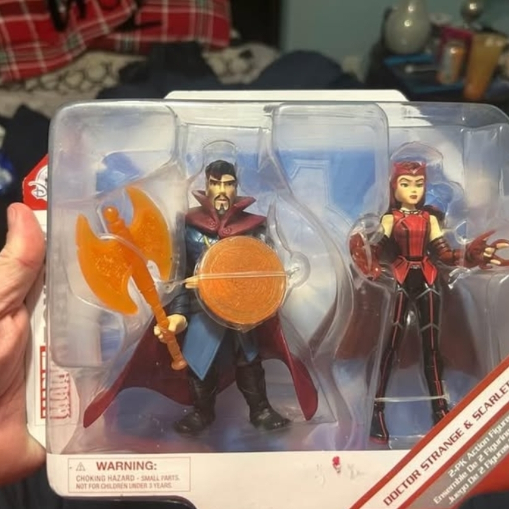 Doctor Strange and Scarlet Witch Action Figures